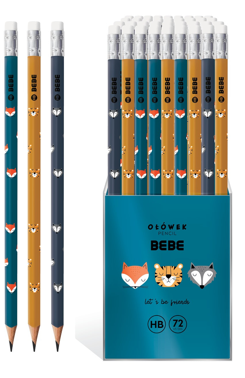 Ołówek z gumką BB Friends Boys BBI Interdruk